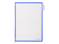 Zichtpaneel Tarifold A4 verticaal blauw 10 stuks