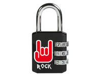 Hangslot Masterlock 3-cijfer combinatie 30mm rock patroon