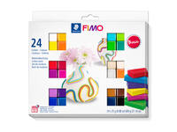 Boetseerklei Staedtler Fimo soft 8023C assorti 24 stuks