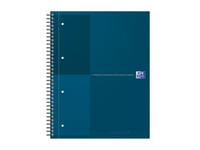 Spiraalblok Oxford International Notebook A4+ lijn petrol blauw