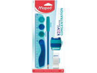 Tekenset Maped Kidy Learn Concentration blauw 4-delig