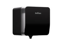 Poetspapierdispenser Satino CF1 Hyginity Plus medium zwart 333417