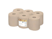 Poetspapier Satino CF1 PureSoft 2-laags 6x150m naturel 314290