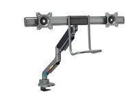 Monitorarm Kensington SmartFit dubbel dwarsbalk en handgreep