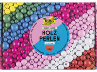 Houten kralen Folia 1000 gram assorti