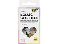 Mozaieksteentjes Folia 10x10mm glas pastel assorti
