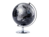 Globe Troika 20cm zwart-zilver