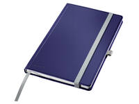Notitieboek Leitz Style A5 lijn 160 pagina's 100gr blauw