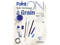 Tekenblok Clairefontaine Paint On A4 gekorreld 20 vel 250gr