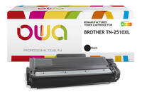 Toner OWA  alternatief tbv Brother TN-2510XL zwart