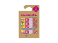 Hobbypapier Décopatch 30x40cm set à 4 vel thema Wandeling in Kyoto