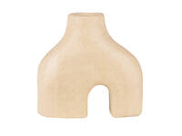Figuur Décopatch vaas dubbele voet 19x7x18cm