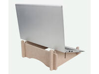 Laptopstandaard Quantore gerecycled vilt zand
