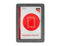 Presentatieframe Quantore A4 gerecycled vilt grijs