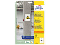 Etiket Avery L7876-20 105x148mm 80 stuks