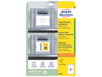 Positioneeretiket Avery 8002 160x120mm bedrukt 10 stuks