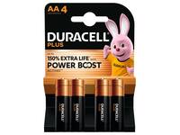 Batterij Duracell Plus Powerboost 4x AA