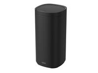 Afvalbak Desq Touch 30 liter RVS zwart