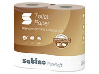 Toiletpapier Satino MT1 PureSoft 2-laags 400 vel naturel 067130