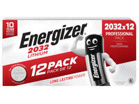 Batterij Energizer knoopcel 12x CR2032 lithium
