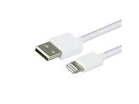 Kabel Green Mouse USB-A to Lightning data Woven 1m