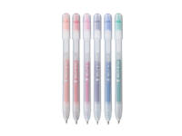 Gelschrijver Sakura Gelly Roll Stardust 08 klikfunctie set à 6 kleuren