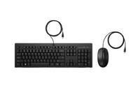 Toetsenbord + muis HP 225 bedraad QWERTY