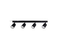 Plafondspot Integral Siena 4 spot IP20 GU10 zwart