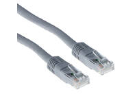 Kabel ACT U/UTP CAT6 patchkabel RJ45 Grijs 1.5 meter