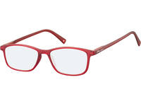 Bril  Montana +0.00 dpt blue light filter rood