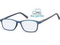 Leesbril  Montana +1.00 dpt blue light filter blauw