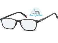 Leesbril  Montana +1.50 dpt blue light filter zwart