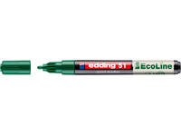 Paintmarker edding 51 EcoLine op waterbasis 1-2mm groen
