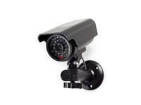 Dummy beveiligingscamera Nedis bullet solar buiten grijs