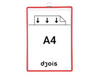 Zichtpanelenframe hangend Tarifold A4 rood 5 stuks