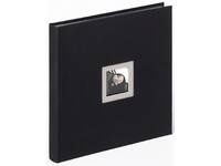 Fotoalbum walther design Black & White 30x30cm 25vel zwart