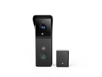 Videodeurbel Nedis Smartlife Wifi 3MP Full HD 1296p zwart