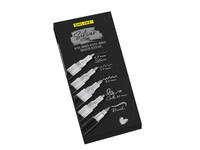 Acrylmarker Online lettering 5 breedtes zilver