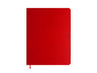 Notitieboek de KEMPEN Poppy 171x220mm lijn 192 pagina's  90gr rood