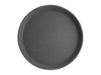 Dienblad Olympia Kristallon antislip rond Ø35.6cm PP zwart