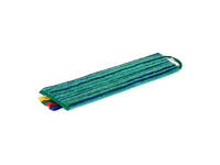 Vlakmop Greenspeed Velcro met schrobstroken 45cm groen