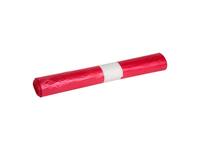 Afvalzak Propsac HDPE T25 70x110cm 120L rood rol à 20 stuks
