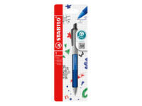 Balpen STABILO pointball colorful medium blauw blister à 1 stuk