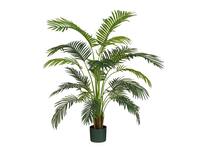 Kunstplant Mica Areca palm in pot groen waterproof