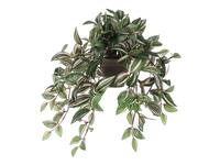 Kunstplant Mica Tradescantia hangend groen Ø25 45cm