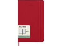 Agenda 2027 Moleskine 12M Planner Weekly 7dagen/1pagina large hc scarlet red