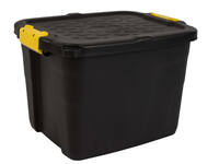 Opbergbox Bankers Box 42 liter met handgrepen robuust zwart