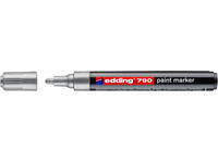 Paintmarker edding 790 op alcoholbasis 2-3mm zilver