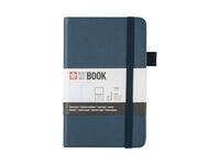 Notitieboek Sakura pocket 90x140mm lijn hard cover donker indigo