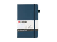 Notitieboek Sakura large 130x210mm lijn hard cover donker indigo